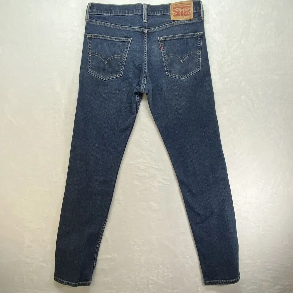 Levis 511 Jeans Mens 32x34 Slim‎ Straight Blue cowboy western rodeo